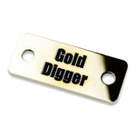 Solid brass headcollar nameplate