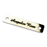 Solid brass headcollar nameplate