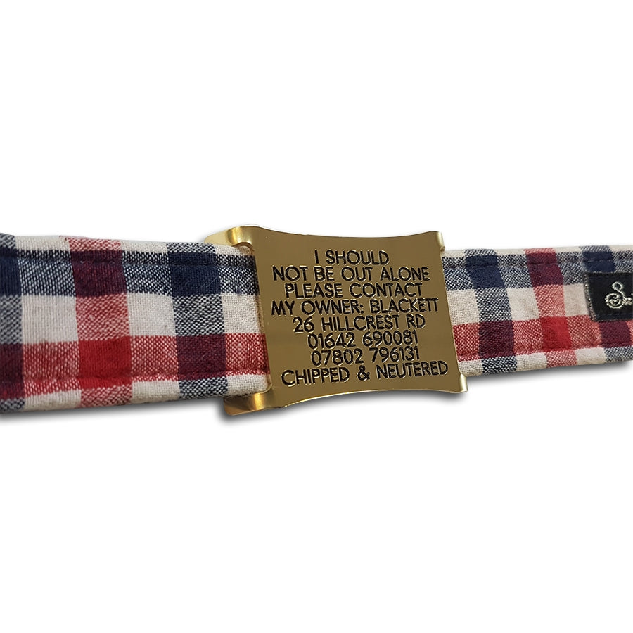 Easy fit agility collar tag, collars up to 21mm wide Engraving Studios