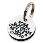 21mm Round Plastic Cat Tag