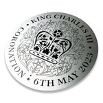 King Charles III Coronation Silver Aluminium Plaque